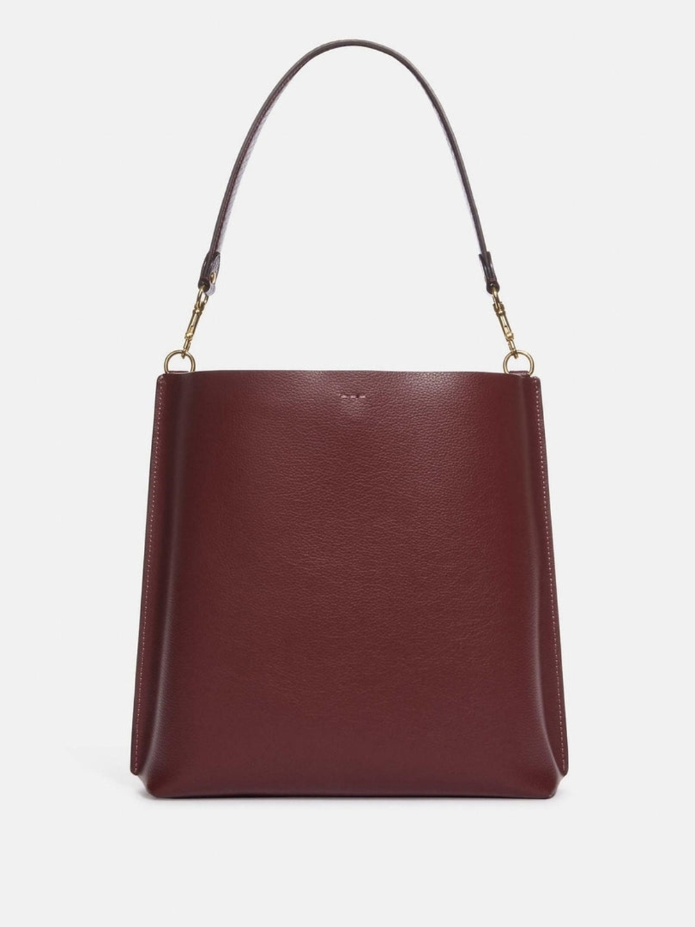 Coach Mollie Bucket Bag 22 in Wine with Snake Embossed Straps - Picture 2 of 3